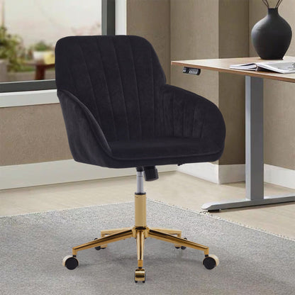 Ergonomic Swivel Office Chair with Memory Foam Seat - Multiple Colors