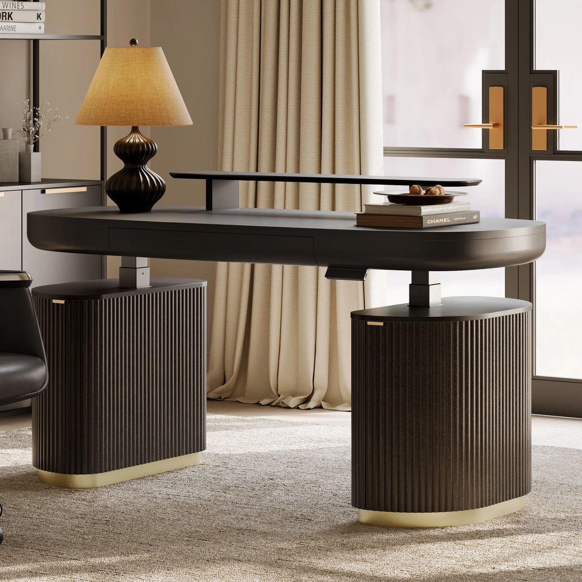 Opal Executive Office Desk (66"X29")