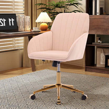Ergonomic Swivel Office Chair with Memory Foam Seat - Multiple Colors