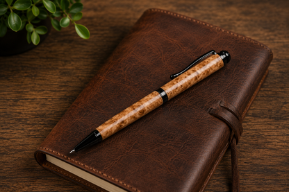 Handcrafted Maple Burl Wood Pen
