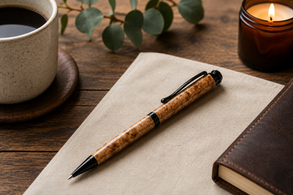 Handcrafted Maple Burl Wood Pen