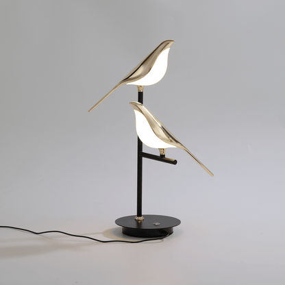 Modern Gold Bird LED Table Lamp