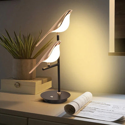 Modern Gold Bird LED Table Lamp