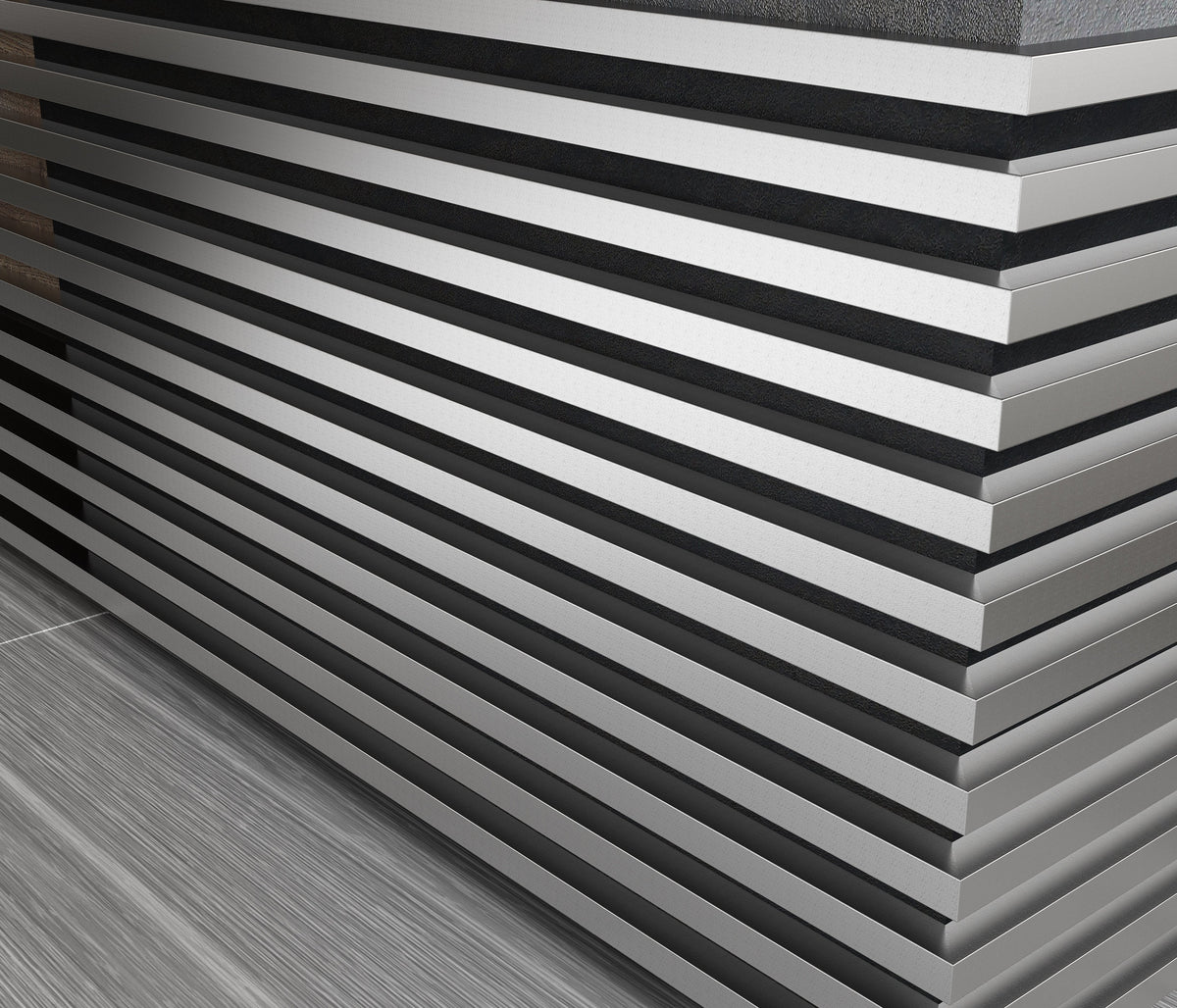 Tribeca Fluted Executive Desk
