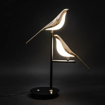 Modern Gold Bird LED Table Lamp