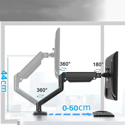 Adjustable Dual Monitor Desk Mount