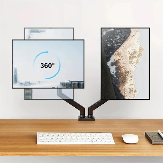 Adjustable Dual Monitor Desk Mount