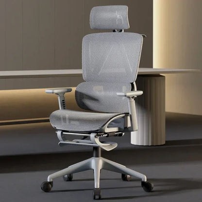 Ergonomic Office Chair with Adaptive Lumbar Support & Adjustable Headrest