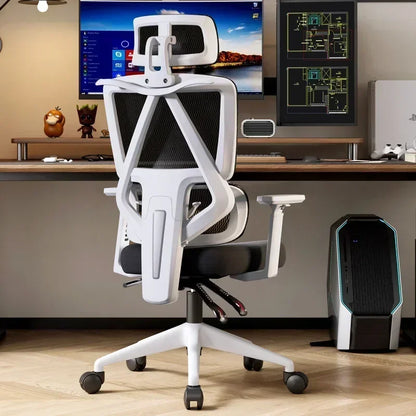 Ergonomic Office Chair with Adaptive Lumbar Support & Adjustable Headrest