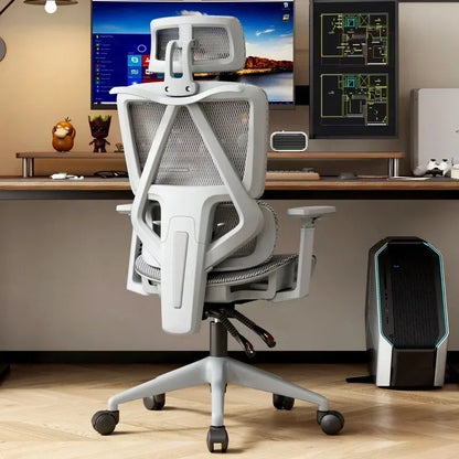 Ergonomic Office Chair with Adaptive Lumbar Support & Adjustable Headrest
