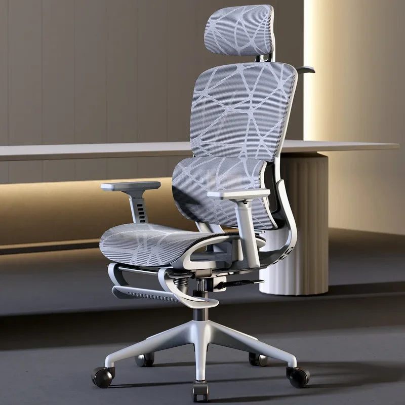 Mesh Office Chair with Lumbar Support & Armrests