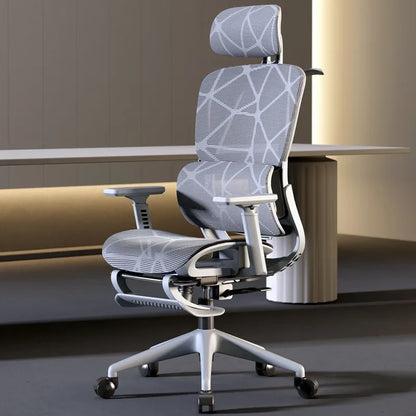 Mesh Office Chair with Lumbar Support & Armrests