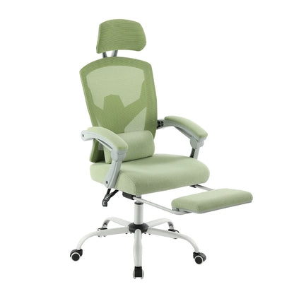 JHK High-Back Mesh Office Chair with Recline & Lumbar Pillow
