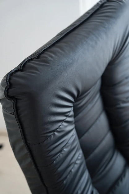 360° Swivel Floor Lounge Chair with Cushioned Seat