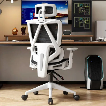 Ergonomic Office Chair with Adaptive Lumbar Support & Adjustable Headrest