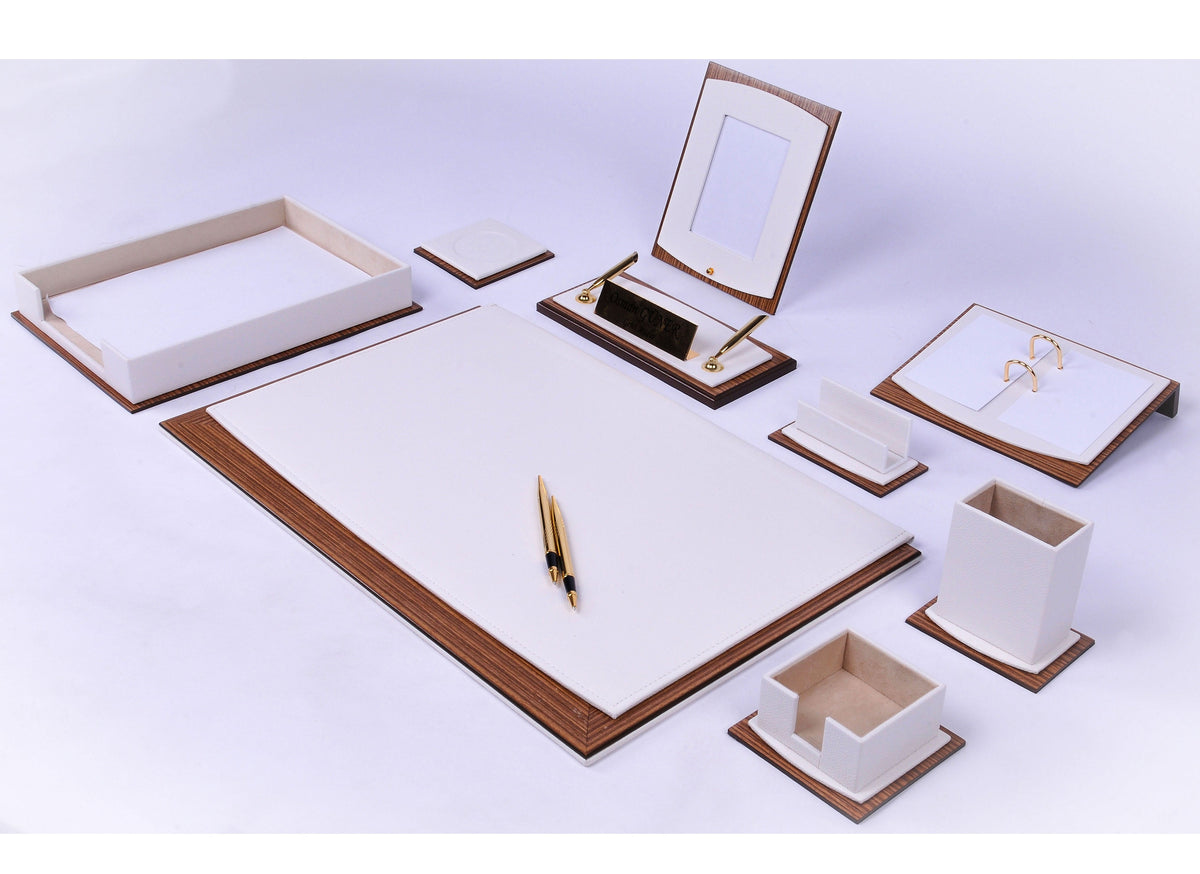MOOG Star Leather Desk Set
