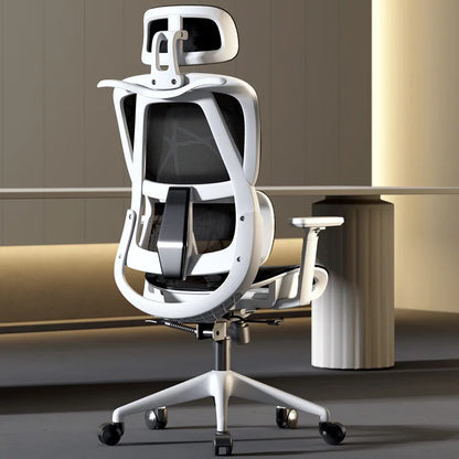 Mesh Office Chair with Lumbar Support & Armrests