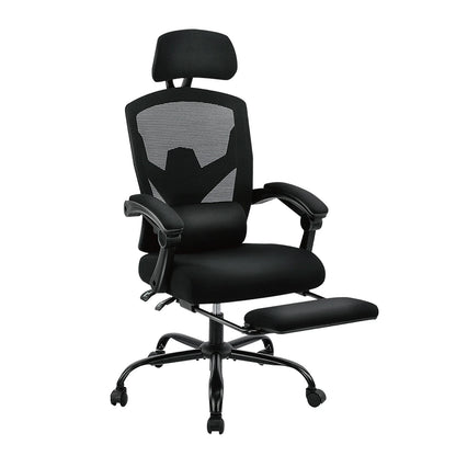 JHK High-Back Mesh Office Chair with Recline & Lumbar Pillow