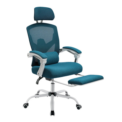JHK High-Back Mesh Office Chair with Recline & Lumbar Pillow