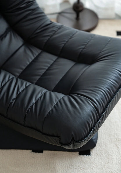 360° Swivel Floor Lounge Chair with Cushioned Seat