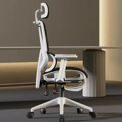 Ergonomic Office Chair with Adaptive Lumbar Support & Adjustable Headrest