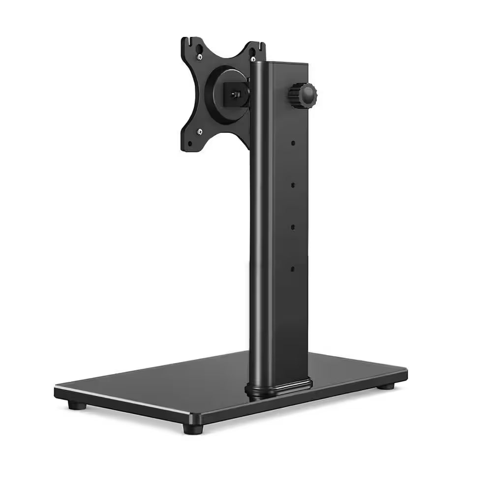 11.8 In. X 18.4 In. Free-Standing Monitor Riser, Height Adjustable Desk Accessories for 13-32 In. Screens, Black