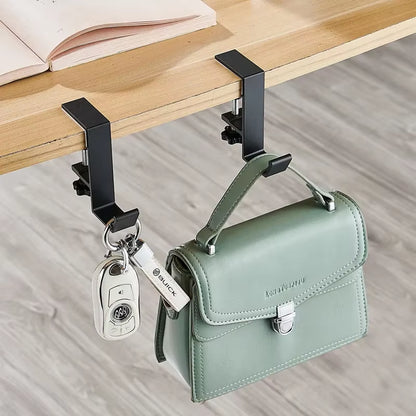 1/2Pc Adjustable Desk Edge Hook Gaming Headset Desk Hanger Backpack Storage Hanging Hook Holder Punch-Free Home Office Organizer