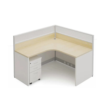 Solven · L-Shaped Cubicle Workstation