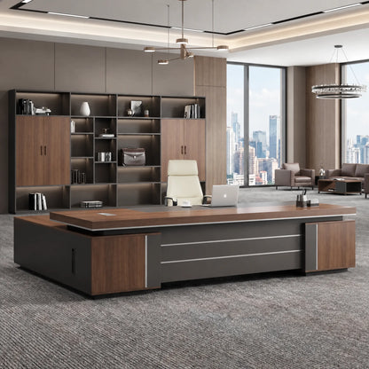 August · Modern Executive L-Shaped Desk
