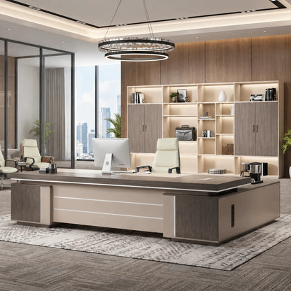 August · Modern Executive L-Shaped Desk