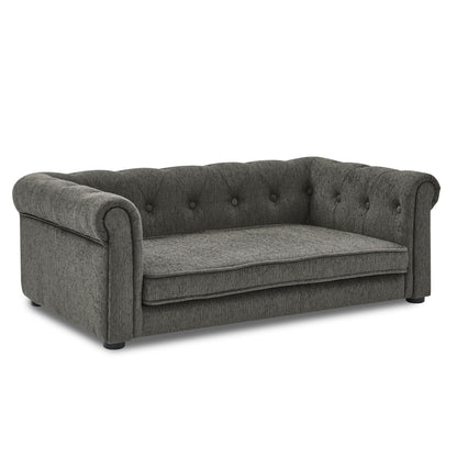 Modern Elegant Rectangle Pet Bed with Elevated Design - Multiple Colors