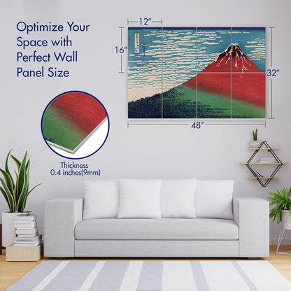 ® Masterpiece Acoustic Art Panels, 8-Pack 12"×16" Sound Absorbing Panels, Decorative Acoustic Wall Art, Noise and Echo Cancelling for Home Studio/Office, Nano Tape Included