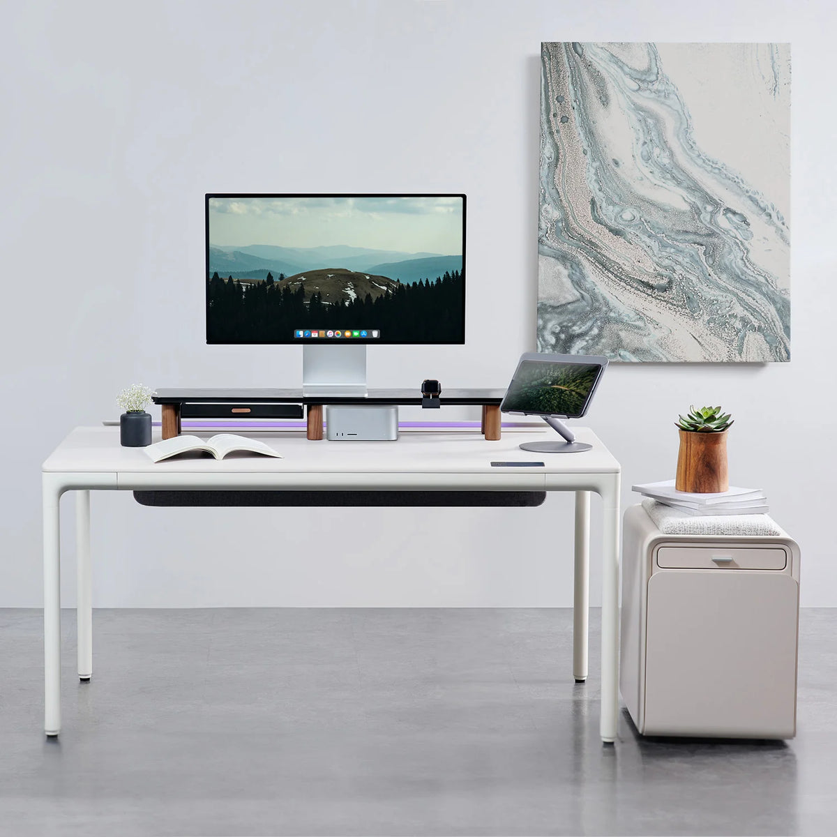 Transform Your Workspace with the Tenon Smart Adjustable Desk - Effortless Style and Functionality