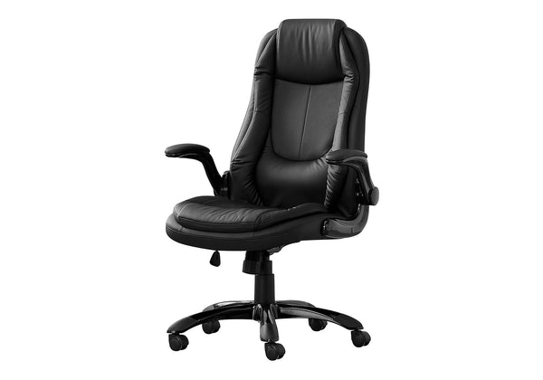 Ergonomic Black Office Chair with Adjustable Height & Swivel