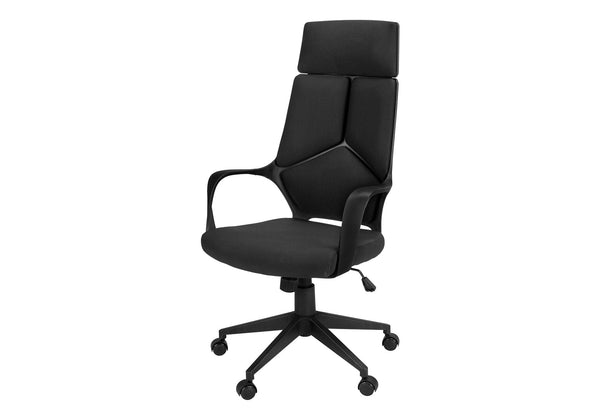 Ergonomic Swivel Office Chair with Adjustable Height & Armrests – Black or Gray