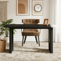 Executive Office Desk Built for Productivity, 71-Inch Wide Surface, Double Pedestal Base, Built-In Storage