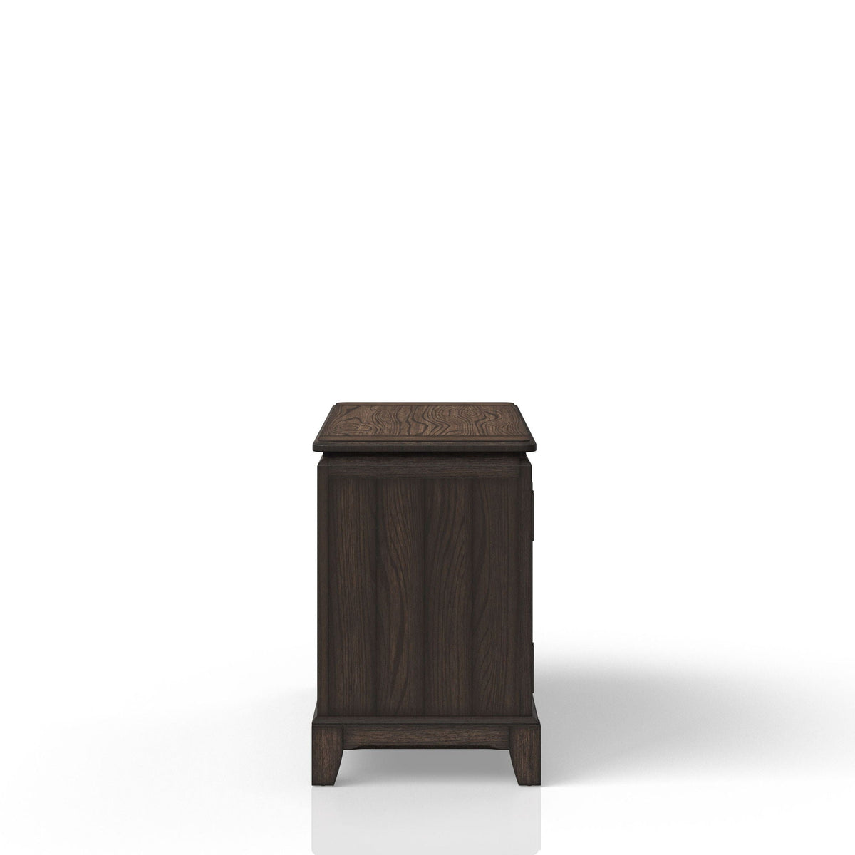 Chocolate Office Storage Credenza with Traditional Design - 47" Wide