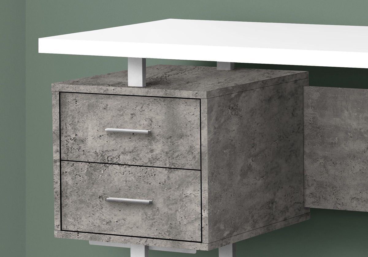 60" Computer Desk with Storage Drawers – Home Office Writing Desk