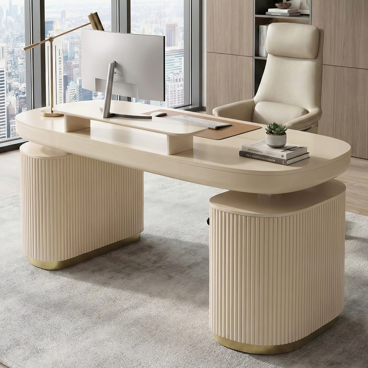 Opal Executive Office Desk (66"X29")