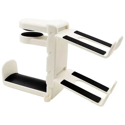 2-in-1 Rotating Desk Hook for Headphones & Game Controllers