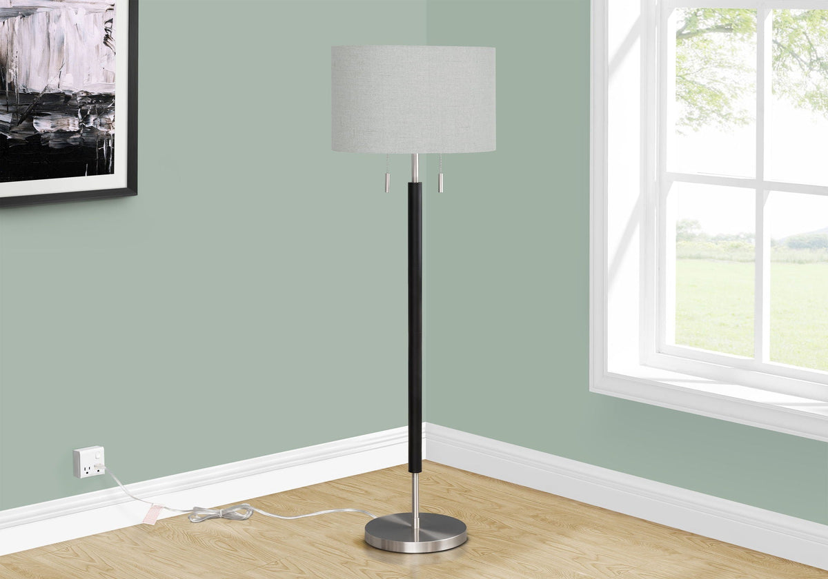 Contemporary Floor Lamp- Black