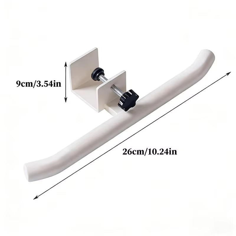 Adjustable Desk Hook No Need Drilling Carbon Steel Storage Hook Slideable Table Backpack Headset Hanger for Office Home Students
