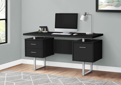 60" Computer Desk with Storage Drawers – Home Office Writing Desk