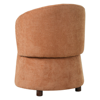 Orange Pet Friendly Chair with Hidden Pet Nook & Storage Seat