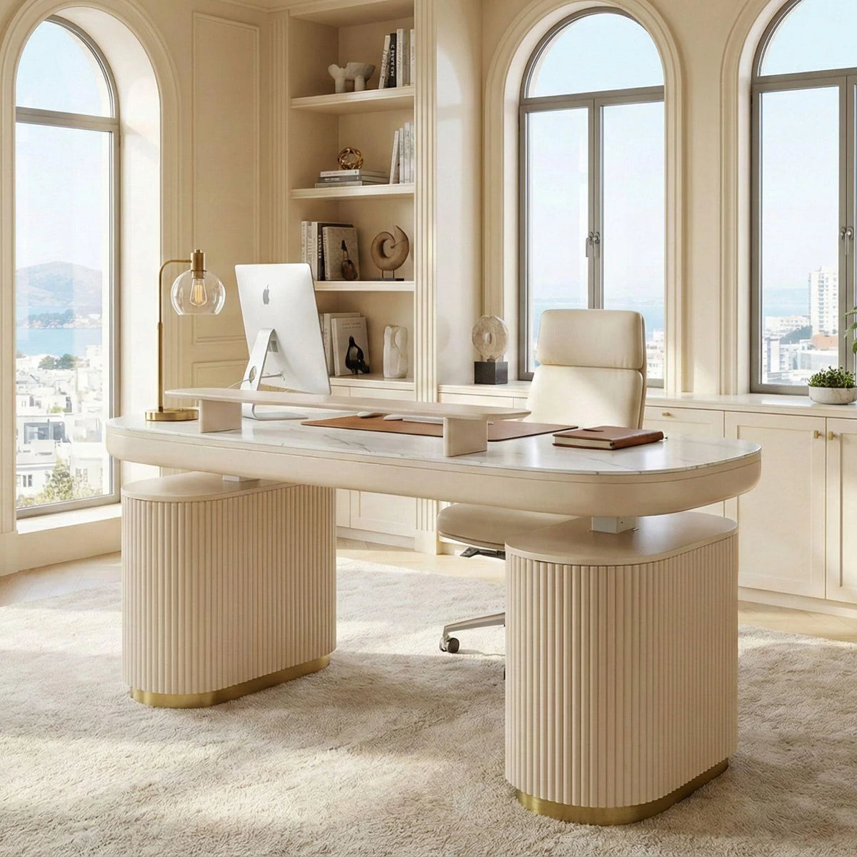 Opal Executive Office Desk (66"X29")