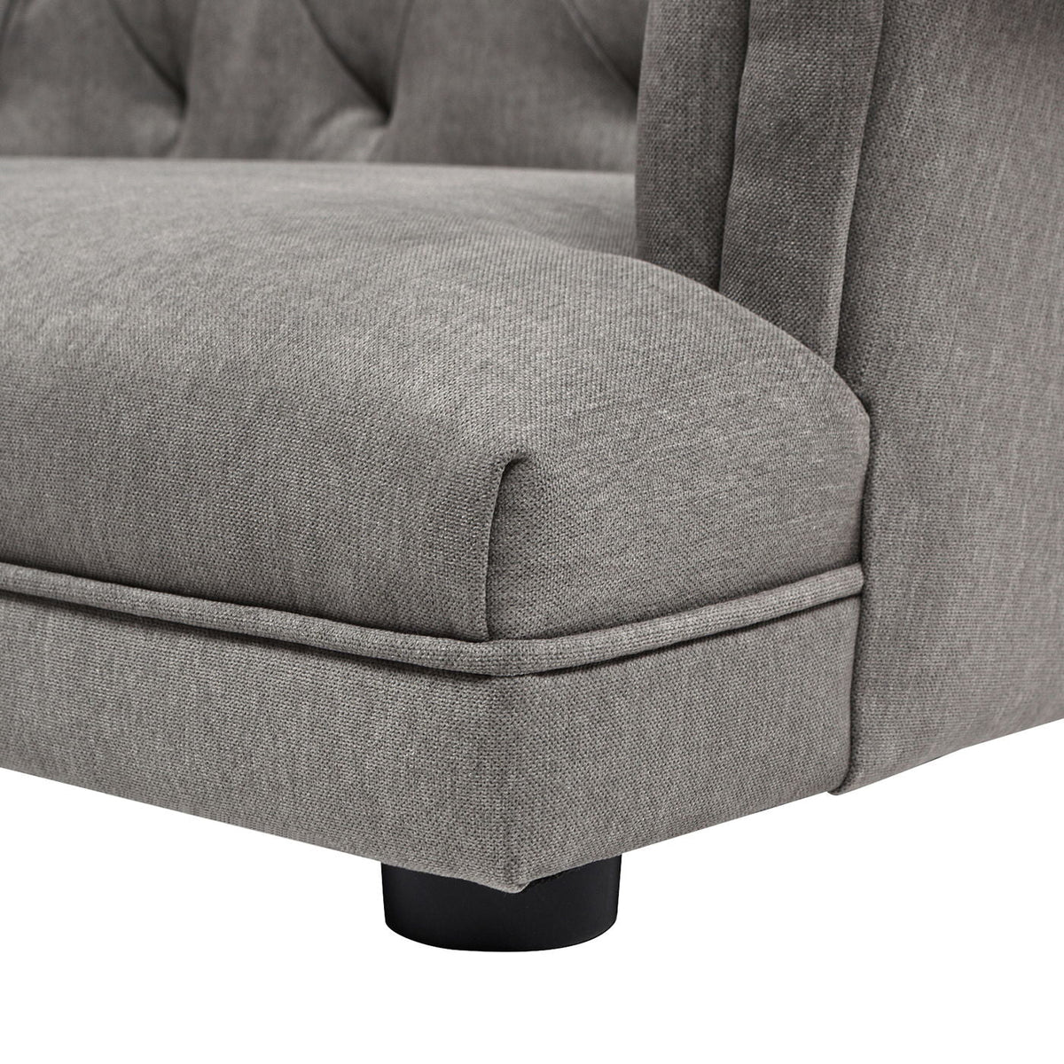 Chesterfield Dog Sofa Bed with High-Performance Upholstery - Medium