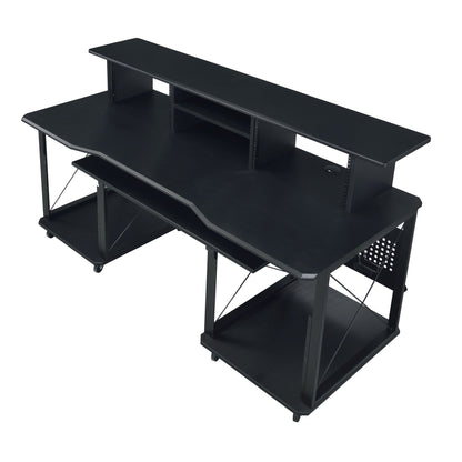 Music Desk with Multiple Storage and Cable Management