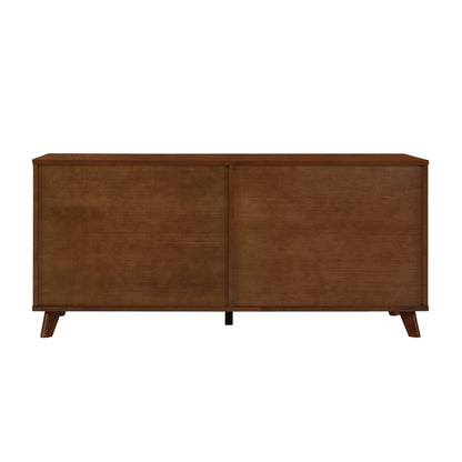 Rubber Wood Cat Cabinet with Cozy Cushion - Natural Finish