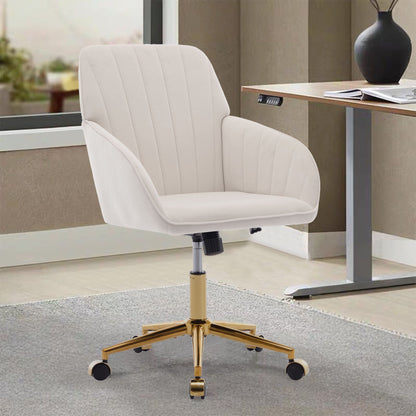 Ergonomic Swivel Office Chair with Memory Foam Seat - Multiple Colors