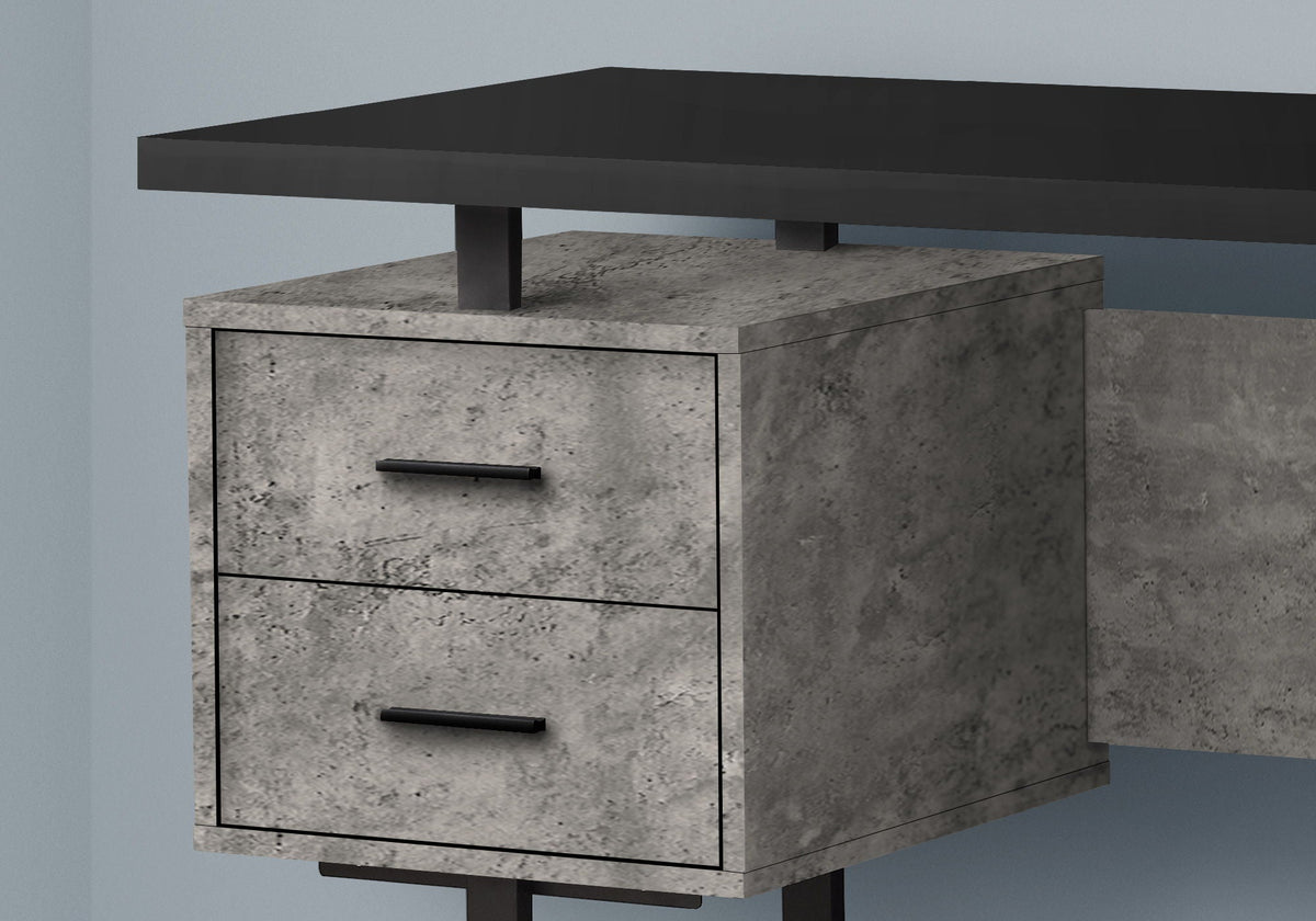 60" Computer Desk with Storage Drawers – Home Office Writing Desk